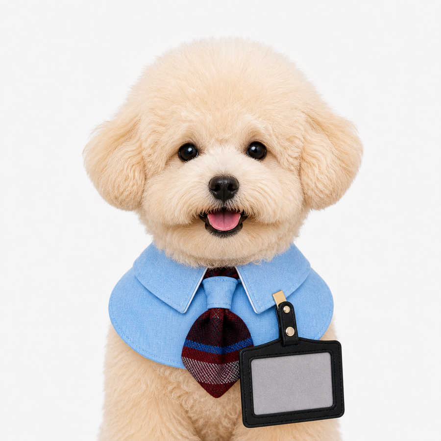 LuluPengu adjusted primary certificate photo: academy-blue-shirt-pet-bib