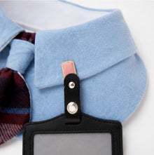 LuluPengu gallery detail: academy-blue-shirt-pet-bib: 细节图.png