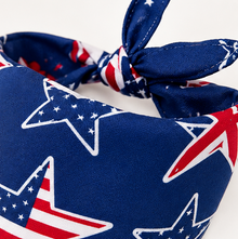 American flag pet bandana for dogs and cats - view 3