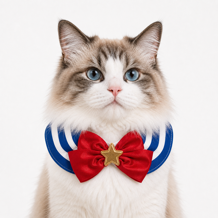 LuluPengu adjusted primary certificate photo: bowknot-pet-bib