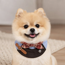 British Bowknot Pet Bib view 4