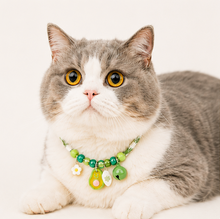 colorful pet collar with playful patterns - view 2