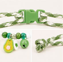 colorful pet collar with playful patterns - view 3
