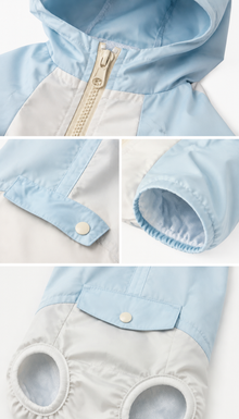 LuluPengu clothing gallery detail GPT replacement: pet-windbreaker-jacket: 4细节图.png