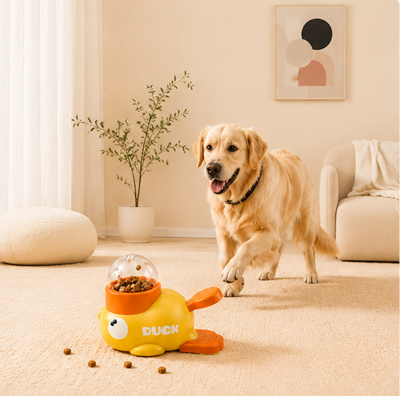 LuluPengu primary certificate photo: press-and-treat-pet-toy