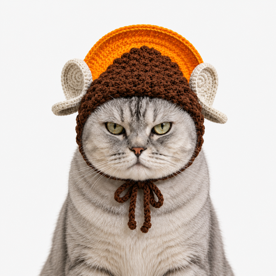 LuluPengu adjusted primary certificate photo: rulai-buddha-pet-hat