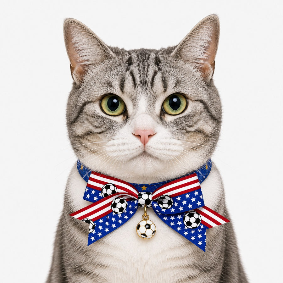 LuluPengu adjusted primary certificate photo: summer-football-adjustable-pet-collar