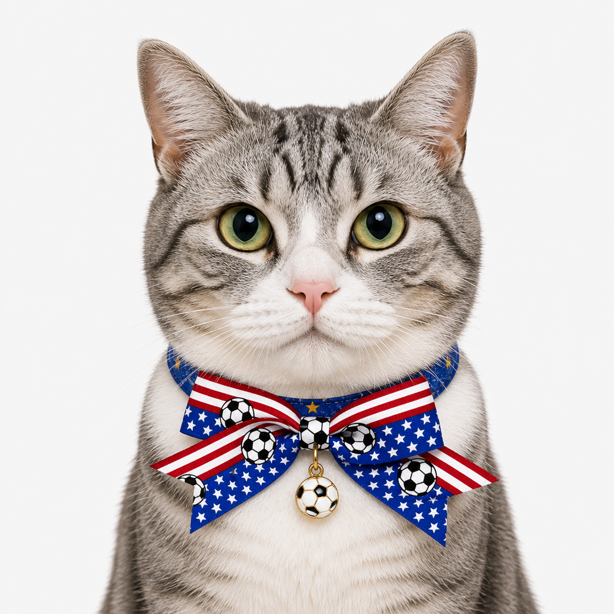 LuluPengu adjusted primary certificate photo: summer-football-adjustable-pet-collar