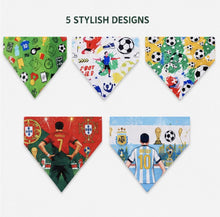 LuluPengu gallery style: summer-football-pet-bandana: 5不同款式图.png