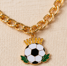 summer football charm necklace for pets - view 2