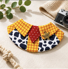 Yellow Plaid Pet Bib view 3