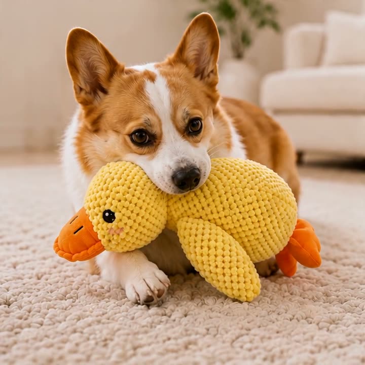 Squeaky Duck Pet Toy video cover