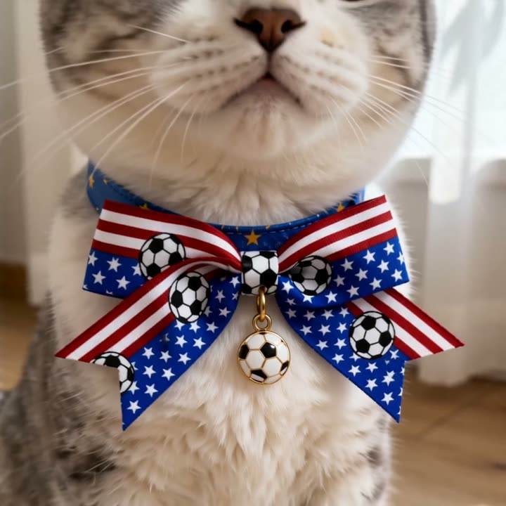 Collier réglable pour animaux de compagnie – Football d'été video cover