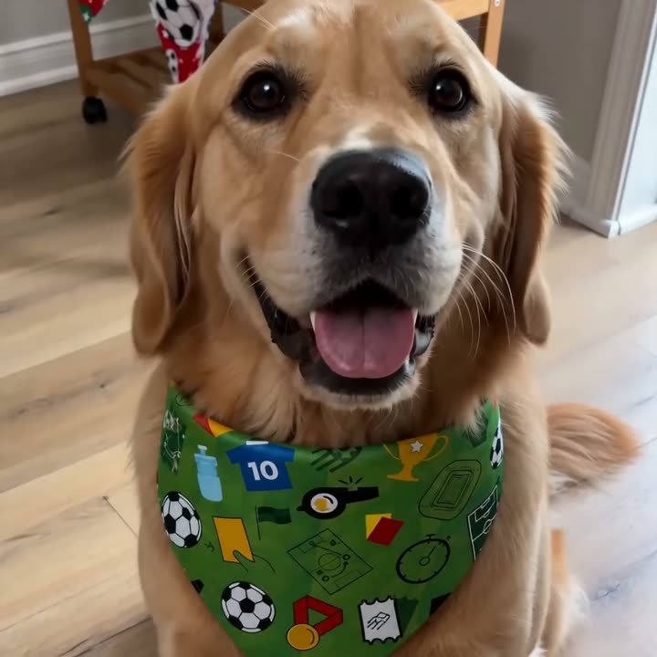 Hundehalstuch Sommerfußball video cover