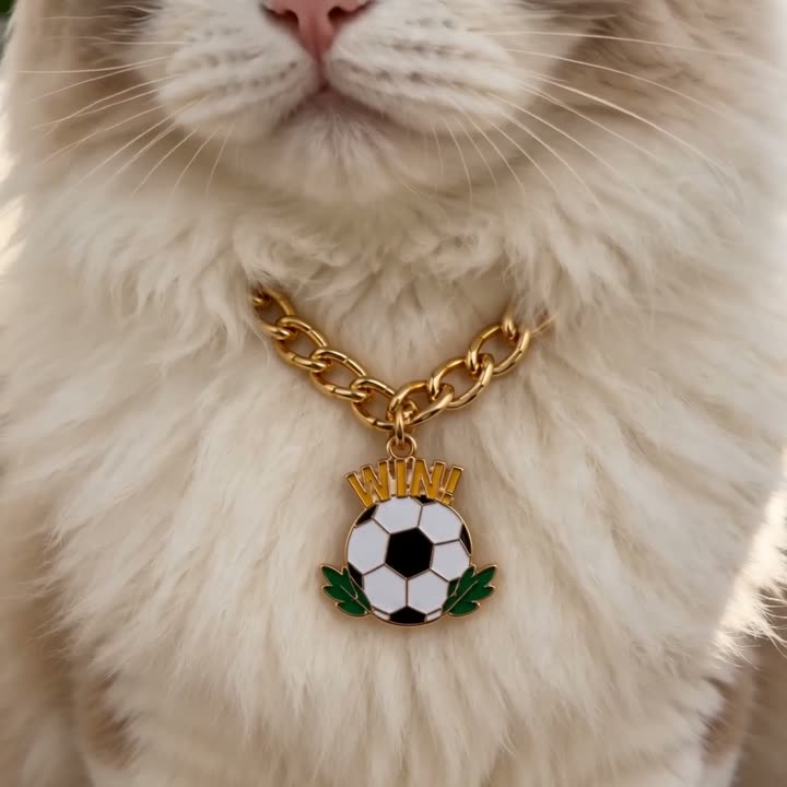 Fußball-Haustierhalskette für den Sommer video cover